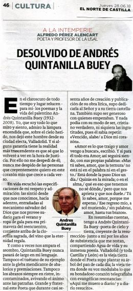 26 Artículo de A. P. Alencart sobre Andrés Quintanilla Buey (La Razón)