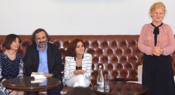 4 Gabriela Gîrmacea, A. P. Alencart, Jacqueline Alencar y Carmen Bulzan (Bucarest 2017. Foto de Dragos Ionita)