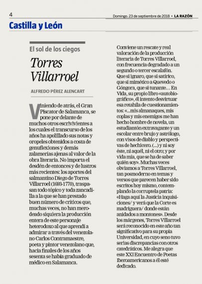 12 Torres Villarroel (de A. P. Alencart)