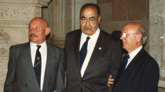 3 Hierro, Baquero y Ortega Carmona (Foto de A. P. Alencart, 1993)