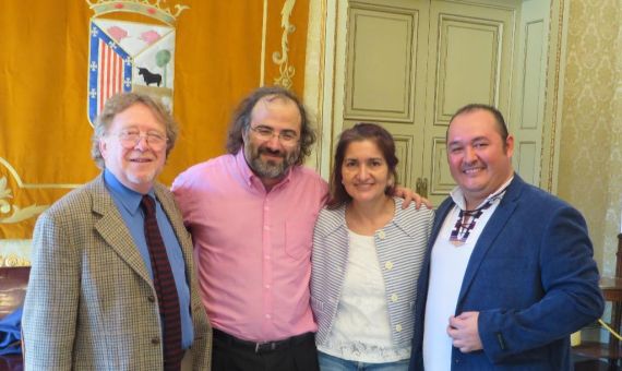 7 Juan Cameron, A. P. Alencart, Jacqueline Alencar y Salvador Madrid (2015)