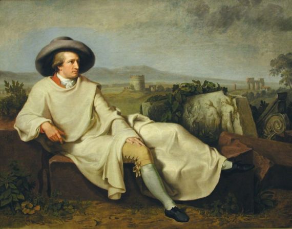 1 Goethe in the Roman Campagna (1787), de Johann Heinrich Wilhelm Tischbein