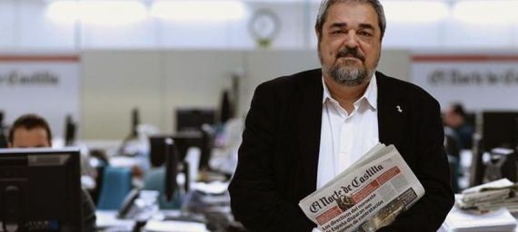 5 Carlos Aganzo en la sede de El Norte de Castilla