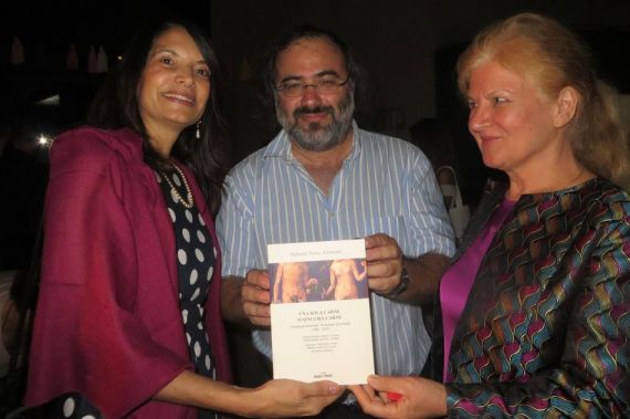 7 María Eugenia Echeverría, embajadora de Perú en Rumanía, Alencart y Bulzan (foto de Jacqueline Alencar)