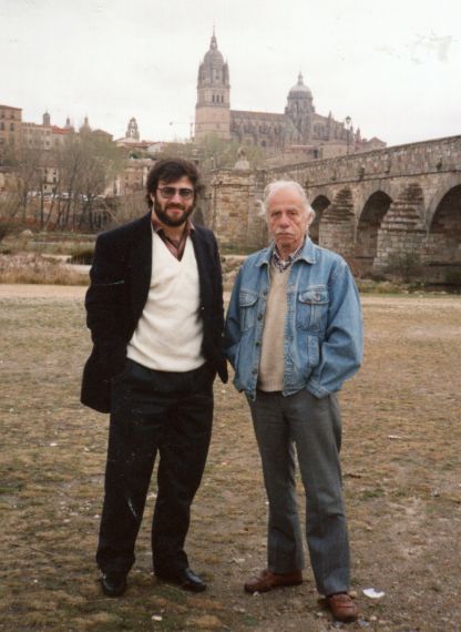 14 A. P. Alencart y Alejandro Romualdo (1992. Foto de Jacqueline Alencar)