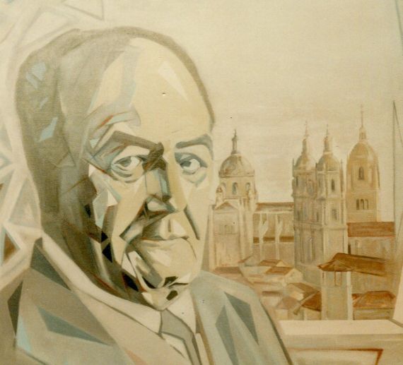 1 Gastón Baquero en Salamanca, retrato del poeta cubano pintado por el francés Sylvain Malet