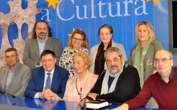 1 Miembros del jurado, Alencart, Pérez Castrillo, Ruiz Barrionuevo, Salas, Barrera, Fonseca, Fernández Labrador, Aganzo y Muñoz Quirós (Foto de José Amador Martín)x