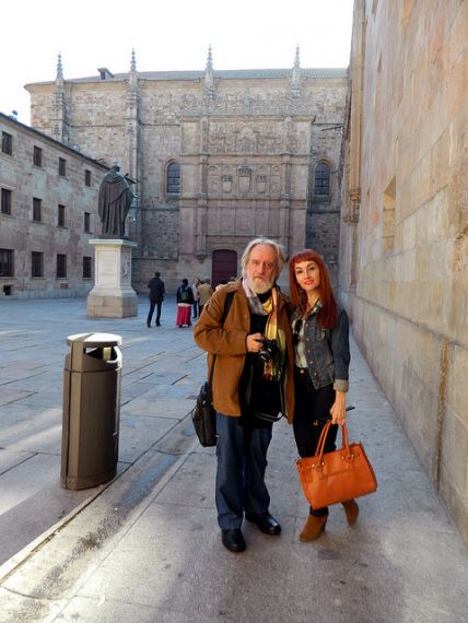 3 Enrique Gracia Trinidad y Angélica Morales, en Salamanca