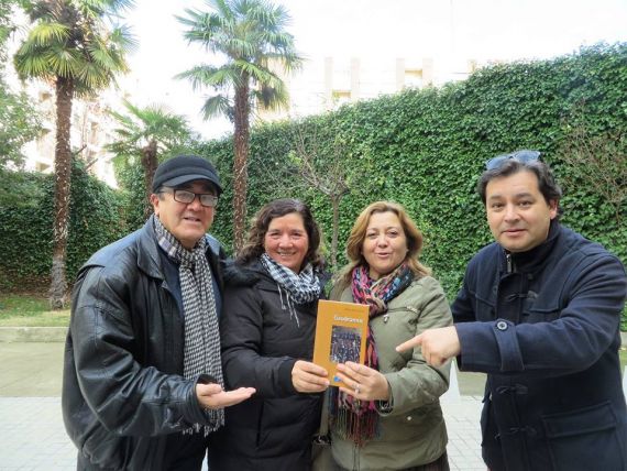 8 Ronald López, Charo Guerrero, Manoli Martín e Iván Salazar, con Gaudeamus (foto de Jacqueloine Alencar)