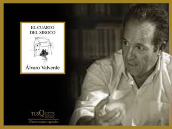 1 Álvaro Valverde y la portada de su poemario
