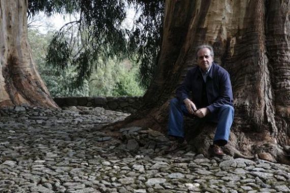 2 Álvaro Valverde en el Cementerio Alemán de Yuste (Foto de Salvador Retana)
