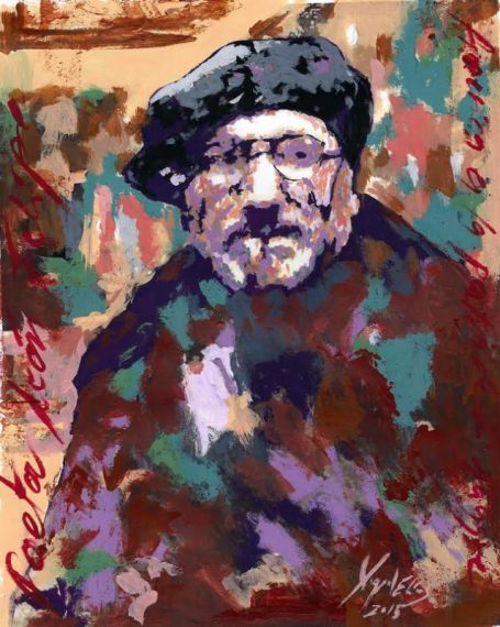 5 Retrato de León Felipe, de Miguel Elías