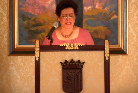 2 Ana Ilce Gómez en el Ayuntamiento de Salamanca (foto de Jacqueline Alencar)