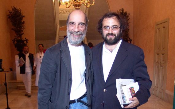 10 Raúl Zurita y A. P. Alencart (foto de Jacqueline Alencar, 2005)