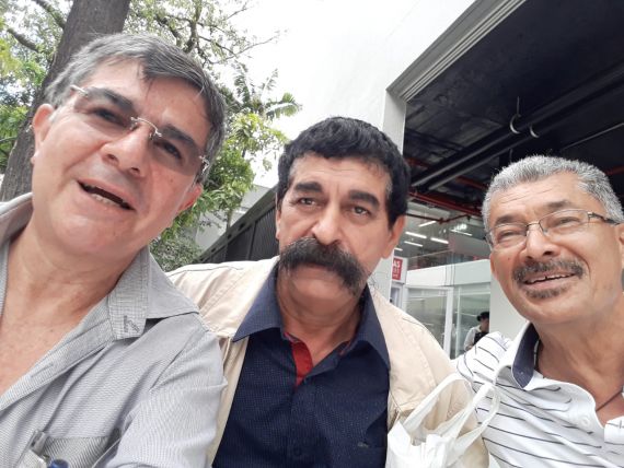 12 Alejandro García Gómez, Juan Mares y René Jaramilllo