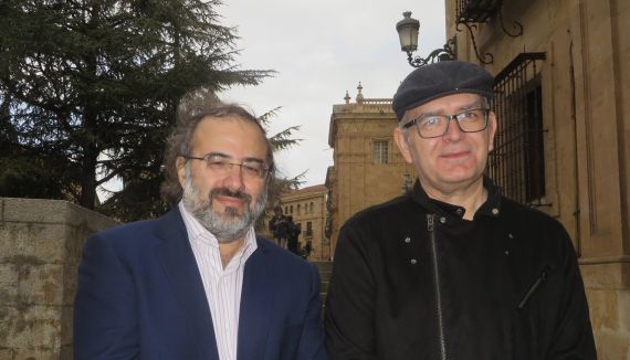 3 Pérez Alencart y Martín Cobano, director y secretario general de Tiberíades (foto de J. A.)