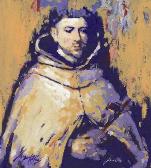 3 Retrato de San Juan de la Cruz, obra de Miguel Elías